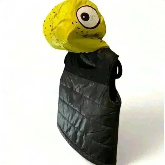 Cat & Jack Toddler 2T Green w Neon Green Turtle Head on Hood - Picture 3 of 5